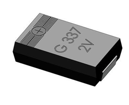 鑄模貼片型導(dǎo)電性高分子固體鋁電解電容器